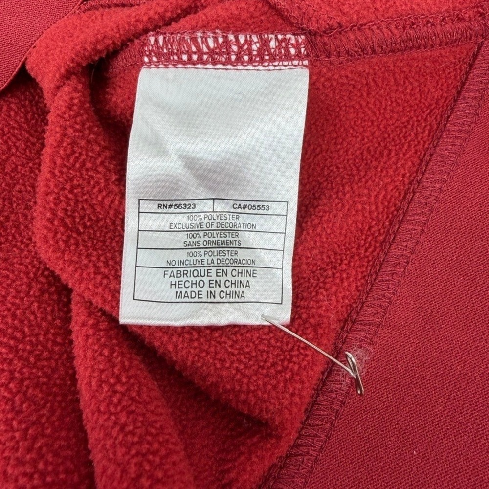 Nike Washington State Cougars Men's S Therma-FIT Full Zip Hoodie Red Gray - Picture 7 of 7